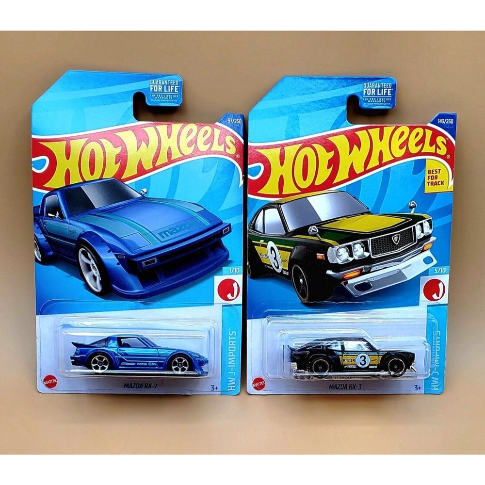 Hot Wheels J-Imports Mazda RX-7 / Mazda RX-3 Bundle